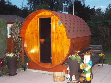 Gartensauna Außenansicht